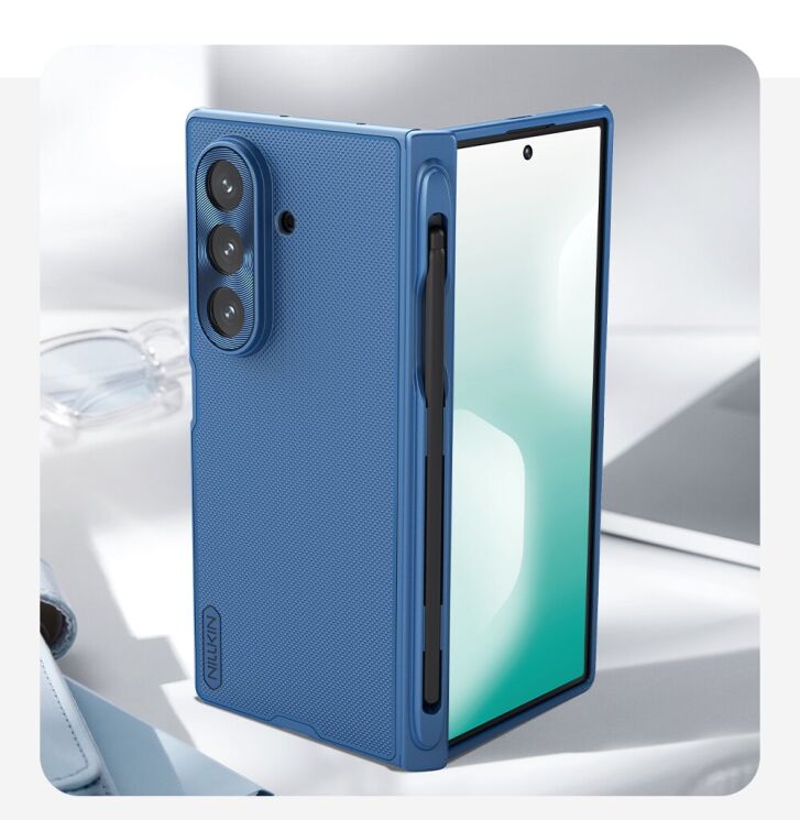 Пластиковий чохол NILLKIN Frosted Shield Magnetic (S Pen) для Samsung Galaxy Fold 7 - Black: фото 20 з 22
