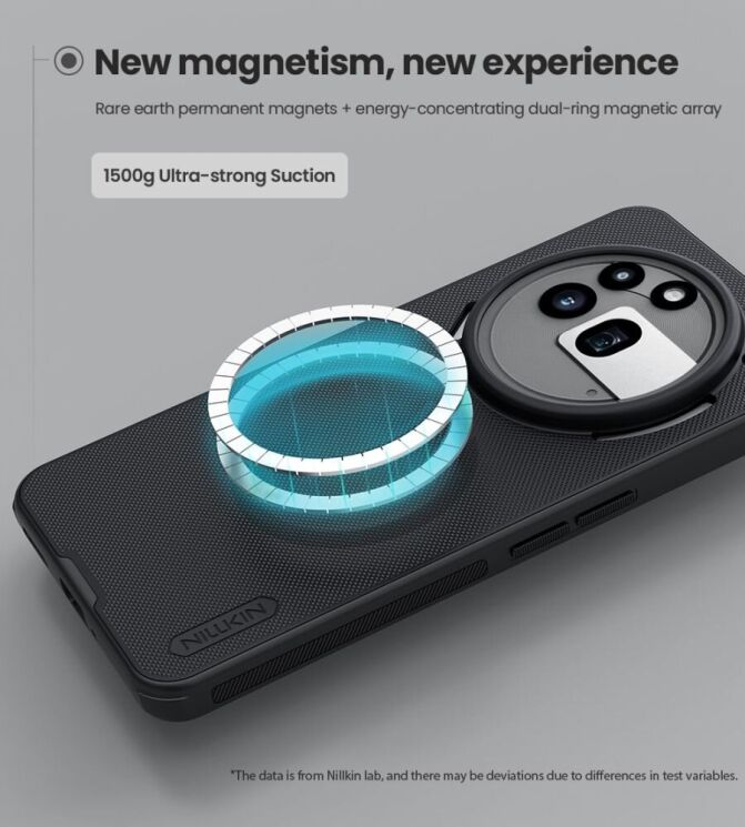 Пластиковый чехол NILLKIN Frosted Shield Pro Magnetic для Nothing Phone (3a) Pro - Black: фото 12 из 18