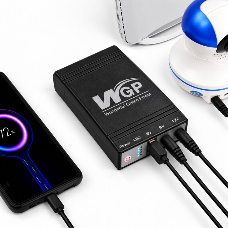 Портативне джерело живлення для роутера ArmorStandart 103 DC mini UPS (10400mAh) - Black: фото 7 з 7