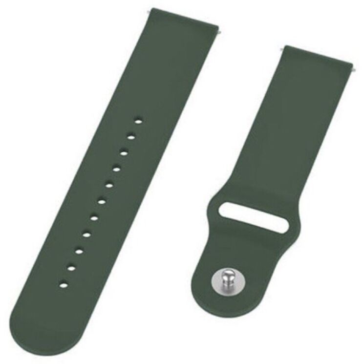 Ремешок ArmorStandart Silicone Watch Strap для часов с шириной крепления 20мм - Khaki: фото 2 из 2