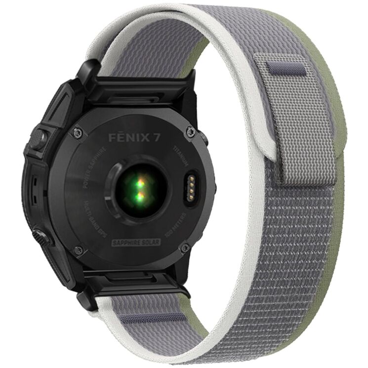 Ремешок ArmorStandart Trail для часов Garmin c креплением Quick Fit 22mm - Grey: фото 1 из 2