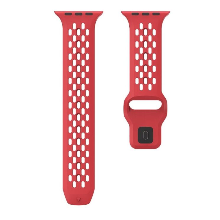 Ремешок Deexe Astra Strap для Apple Watch 42 (Series 10) / 41 / 40 / SE 40 / 38 - Red: фото 3 из 7