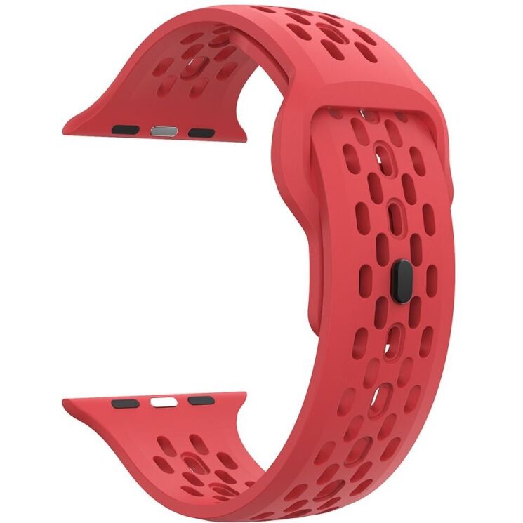Ремешок Deexe Astra Strap для Apple Watch 42 (Series 10) / 41 / 40 / SE 40 / 38 - Red: фото 2 из 7