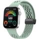 Ремешок Deexe Astra Strap для Huawei Watch Fit 3 - Grey Green (357109HG). Фото 3 из 3