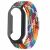 Ремешок Deexe Braided Nylon для Xiaomi Mi Smart Band 8 - Rainbow+Black Case: фото 1 из 3