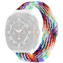 Ремешок Deexe Braided Strap для Samsung Galaxy Watch Ultra (47mm) - Rainbow: фото 1 из 7