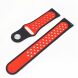 Ремінець Deexe Dot Color для Samsung Watch Active / Active 2 40mm / Active 2 44mm - Black / Red (223104M). Фото 3 з 4