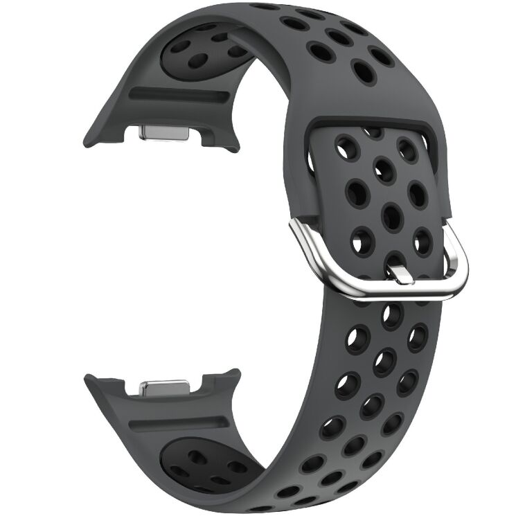 Ремінець Deexe Dual Color для Samsung Galaxy Watch 8 (40/44mm) / 8 Classic - Black / Black: фото 3 з 6