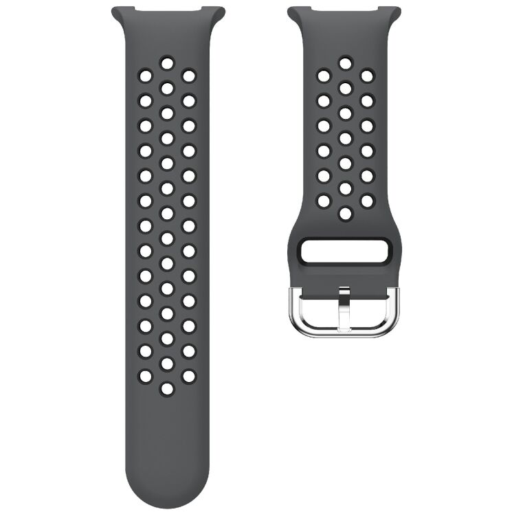 Ремінець Deexe Dual Color для Samsung Galaxy Watch 8 (40/44mm) / 8 Classic - Black / Black: фото 5 з 6