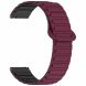 Ремешок Deexe Flexible Fit для часов с шириной крепления 20 мм - Wine Red (895450WR). Фото 3 из 9