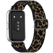 Ремешок Deexe Knitted Strap для Huawei Band 11 Pro / Band 11 - Leopard: фото 1 из 5