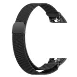Ремешок Deexe Milanese Stainless Steel для Huawei Band 6 / Honor Band 6 - Black: фото 1 из 12