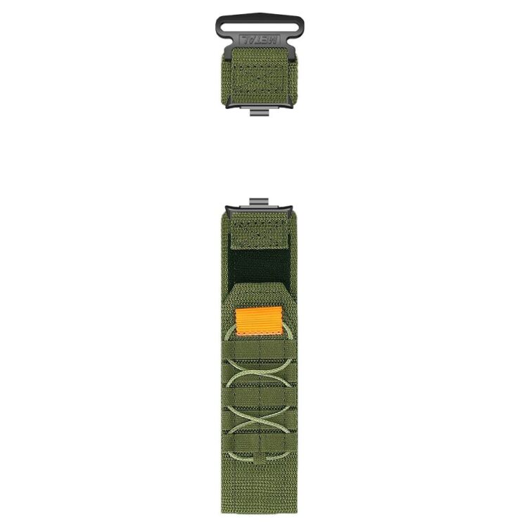 Ремінець Deexe Military для Xiaomi Redmi Watch 4 / 5 / Mi Smart Band 8 Pro / Band 9 Pro - Army Green: фото 3 з 8