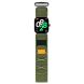 Ремінець Deexe Military для Xiaomi Redmi Watch 4 / 5 / Mi Smart Band 8 Pro / Band 9 Pro - Army Green (337419AG). Фото 4 з 8
