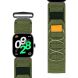 Ремінець Deexe Military для Xiaomi Redmi Watch 4 / 5 / Mi Smart Band 8 Pro / Band 9 Pro - Army Green (337419AG). Фото 2 з 8