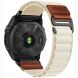 Ремінець Deexe Nylon Leather для Garmin з кріпленням Quick Fit 22mm - Starlight (271431SG). Фото 1 з 6