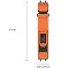 Ремешок Deexe Nylon Magic Tape для Xiaomi Amazfit T-ReX 3 - Orange (382702O). Фото 4 из 4