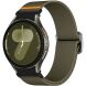 Ремешок Deexe Orbit Flex для Samsung Galaxy Watch 4 / 5 / 6 / 7 / FE (40mm) - Army Green (358115AG). Фото 2 из 5