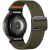 Ремешок Deexe Orbit Flex для Samsung Galaxy Watch 4 / 5 / 6 / 7 / FE (40mm) - Army Green: фото 1 из 5