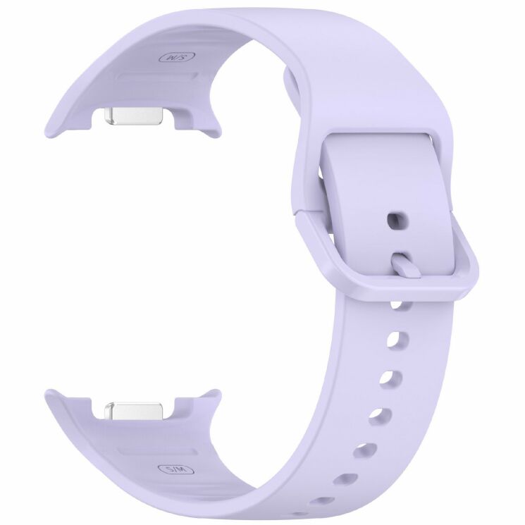 Ремінець Deexe Silicone Band для Samsung Galaxy Watch 8 (40/44mm) / 8 Classic - Purple: фото 2 з 6