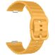 Ремешок Deexe Silicone Fit для Huawei Watch Fit 3 / Fit 4 / Fit 4 Pro - Yellow (357125Y). Фото 3 из 4