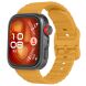 Ремешок Deexe Silicone Fit для Huawei Watch Fit 3 / Fit 4 / Fit 4 Pro - Yellow (357125Y). Фото 4 из 4