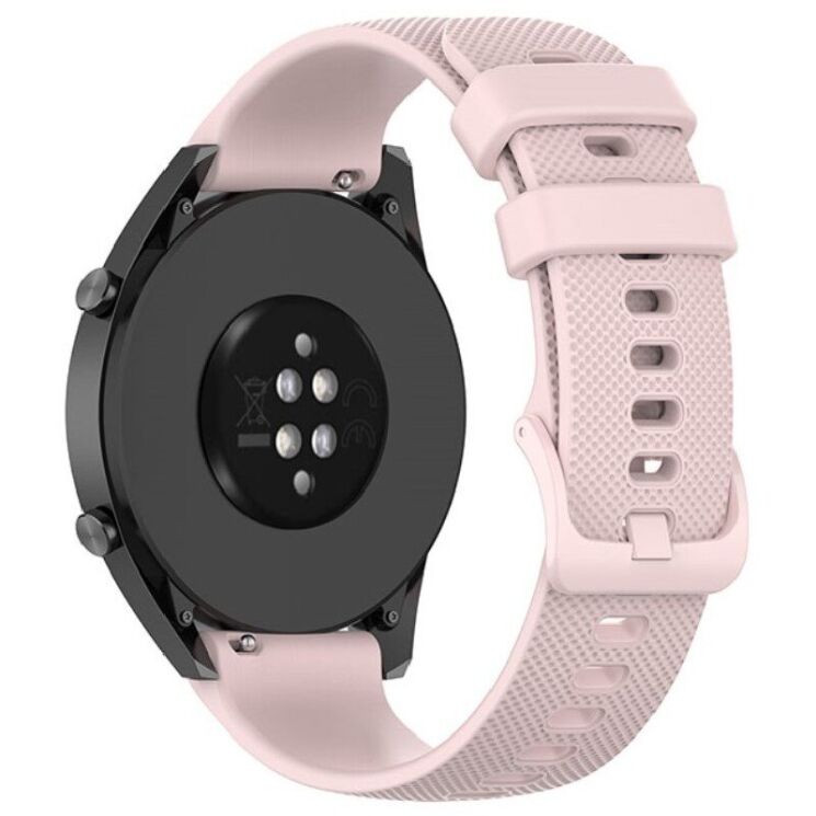 Ремешок Deexe Silicone Watchband для Huawei Watch GT 3 (46mm) - Rose Pink: фото 1 из 8