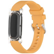 Ремінець Deexe Soft Silicone для Google Fitbit Air - Yellow: фото 1 з 9