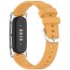 Ремінець Deexe Soft Silicone для Google Fitbit Air - Yellow (258001Y). Фото 2 з 9