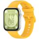 Ремінець Deexe Soft Silicone для Huawei Watch Fit 3 - Yellow (357103Y). Фото 4 з 7