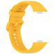 Ремінець Deexe Soft Silicone для Huawei Watch Fit 3 - Yellow (357103Y). Фото 3 з 7