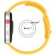Ремешок Deexe Soft Touch для Huawei Watch Fit 3 - Yellow (357118Y). Фото 7 из 7
