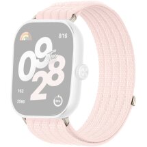 Ремешок Deexe Soft Weave для Xiaomi Redmi Watch 4 / Watch 5 / Watch 6 / Mi Smart Band 8 Pro / Band 9 Pro - Pink: фото 1 из 5