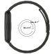 Ремешок Deexe Stainless Steel для Huawei Band 11 Pro / Band 11 - Black (410603B). Фото 9 из 10