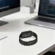 Ремешок Deexe Stainless Steel для Huawei Band 11 Pro / Band 11 - Black (410603B). Фото 7 из 10