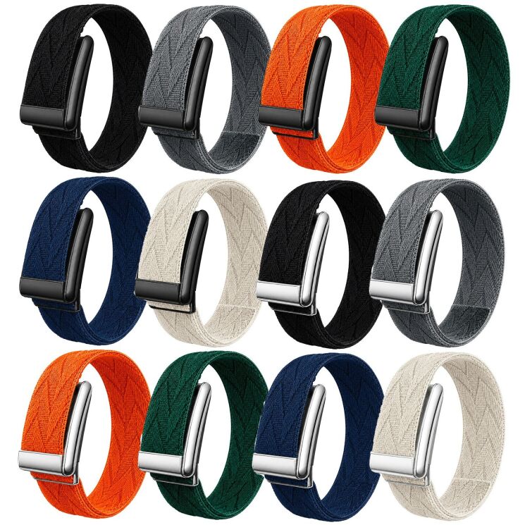Ремешок для часов Reframe Weave Fit для WHOOP 5.0 / MG - Orange / Black (403116BO) Ремешок для часов Reframe Weave Fit для WHOOP 5.0 / MG - Orange / Black: фото 3 из 3