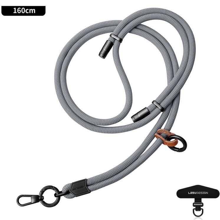 Ремінець для смартфона Leeu Design CLIMB Peak Series - Dark Grey: фото 1 з 4