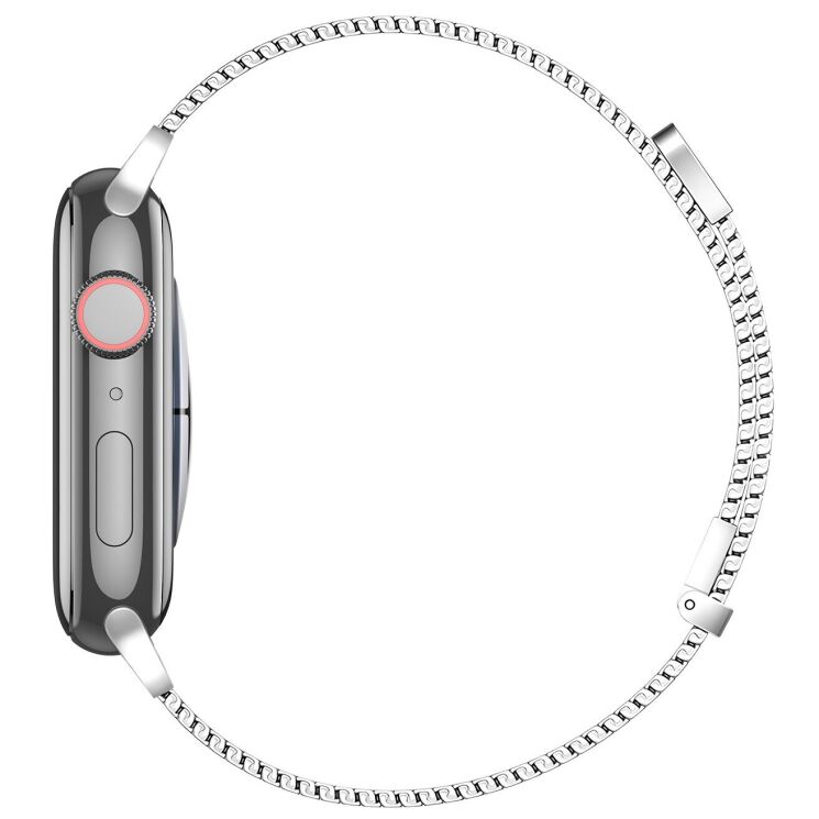 Ремешок DUX DUCIS Milanese Pro для Apple Watch 49 / 46 / 45 / 44 / SE 44 / 42 (Series 1-3) / Ultra / Ultra 2 / Ultra 3 - Silver: фото 4 из 12