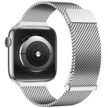 Ремешок DUX DUCIS Milanese Pro для Apple Watch 49 / 46 / 45 / 44 / SE 44 / 42 (Series 1-3) / Ultra / Ultra 2 / Ultra 3 - Silver: фото 1 из 12