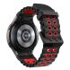 Ремінець KALEBOL Ocean Strap для Samsung Galaxy Watch 4 / 4 Classic / 5 / 5 Pro / 6 / 6 Classic / 7 / FE - Black / Red (358129BR). Фото 1 з 9
