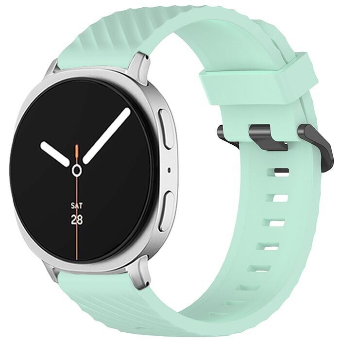 Ремінець KALEBOL Tire Pattern для Samsung Galaxy Watch 8 (40/44mm) / 8 Classic - Teal: фото 2 з 5