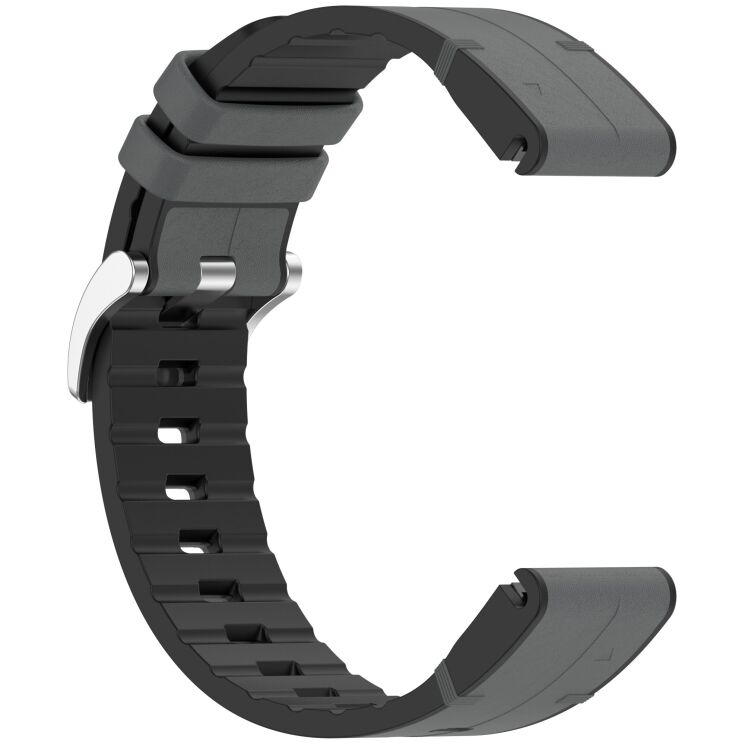 Ремінець Reframe Leather Coated для годинників Garmin з шириною кріплення QuickFit 20mm - Grey: фото 3 з 7