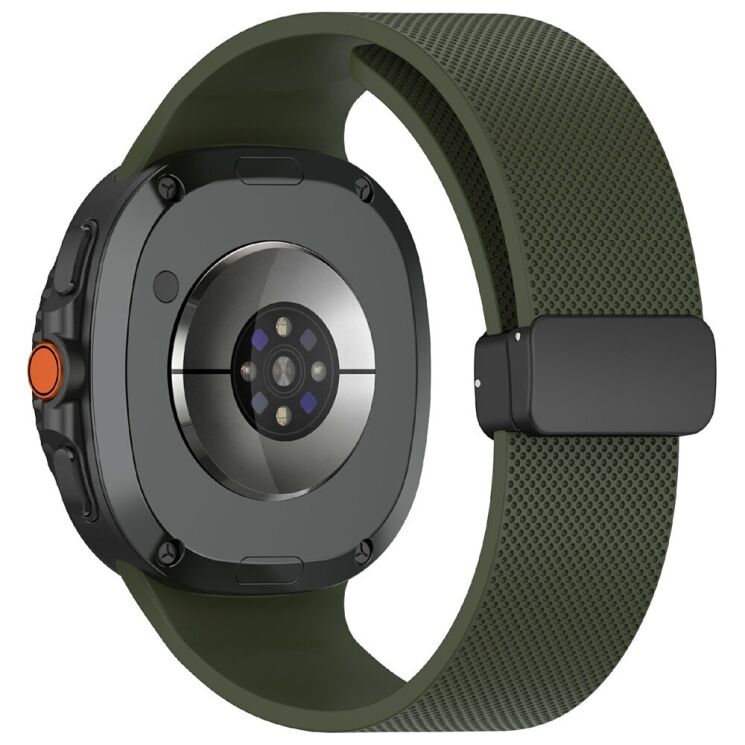 Ремінець Reframe Magnetic Loop для Samsung Galaxy Watch 8 (40/44mm) / 8 Classic - Army Green: фото 1 з 7