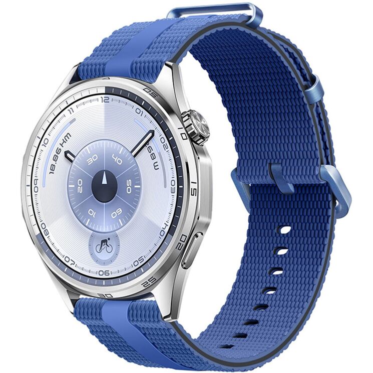 Ремешок Reframe Sport Linear для часов с шириной крепления 20 мм - Blue / Black: фото 2 из 9