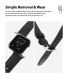 Ремешок Ringke Leather One Classic для Apple Watch 42 (Series 10/11) / 41 / 40 / SE 40 / 38 (8809785456918) - Black (345158B). Фото 7 из 11