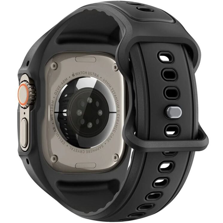 Ремінець Spigen Liquid Air Pro для Apple Watch Ultra / Ultra 2 / Ultra 3 (49mm) ACS05463 - Black: фото 7 з 17