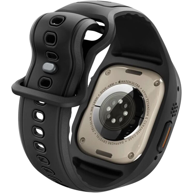 Ремінець Spigen Liquid Air Pro для Apple Watch Ultra / Ultra 2 / Ultra 3 (49mm) ACS05463 - Black: фото 6 з 17