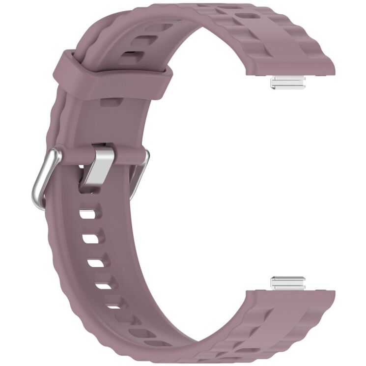 Ремешок UniCase Silicone Strap для Huawei Watch Fit 3 / Fit 4 / Fit 4 Pro - Plum: фото 2 из 7