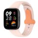 Ремешок UniCase Silicone Strap для Xiaomi Redmi Watch 3 - Light Pink / Orange (320509PO). Фото 5 из 7