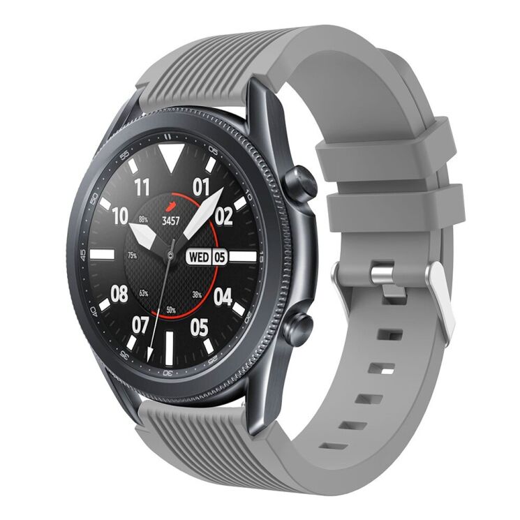 Ремешок UniCase Soft Line для Samsung Galaxy Watch 3 (45mm) - Grey: фото 4 из 4
